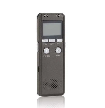 EVISTR 8GB Digital Voice Recorder, 1600mAh Rechargeable with LCD Display - Imported from UK